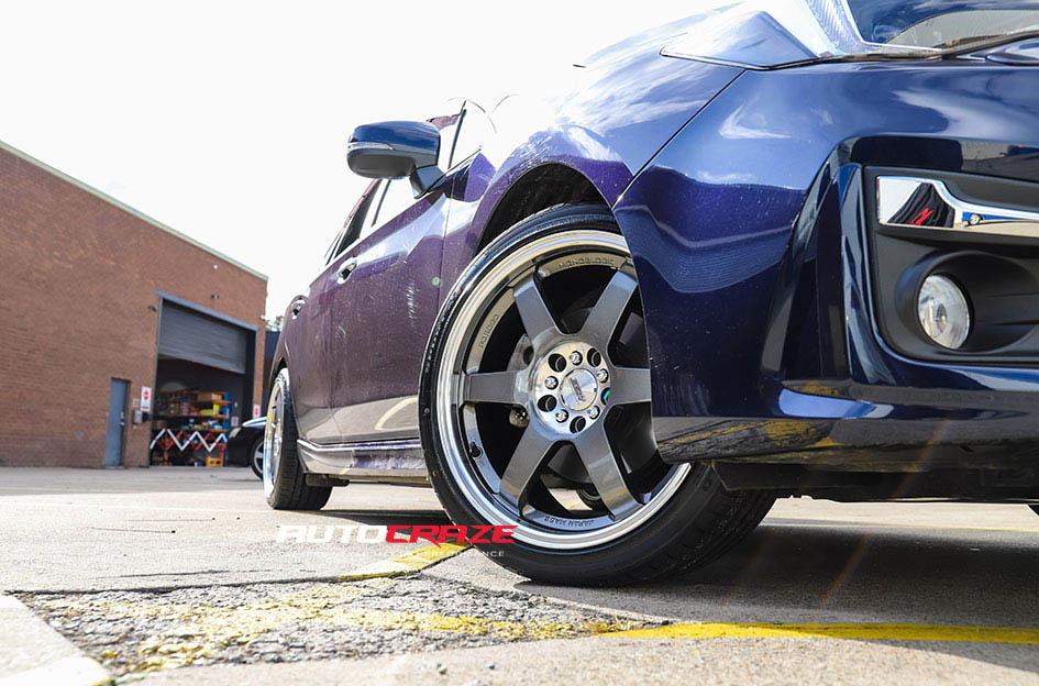 SUBARU IMPREZA DRIFTER GUN METAL POLISH CENTRE 